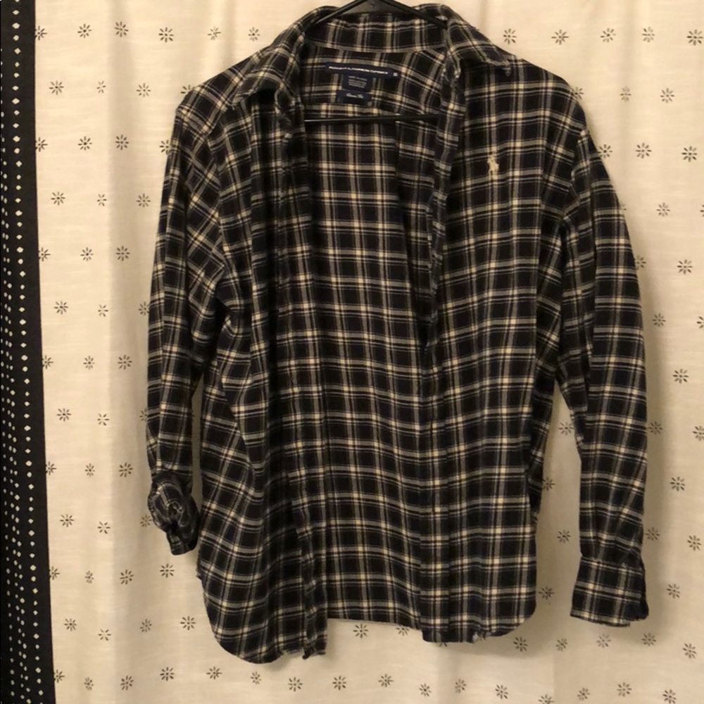 Heavy cotton button up